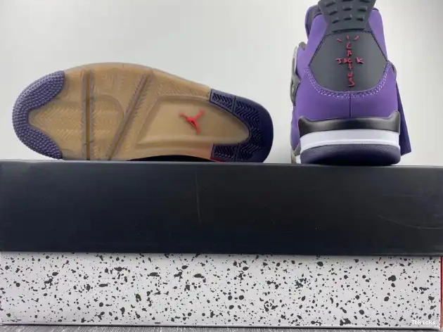 Rep TBK 4 Family) Jordan Retro Scott Travis 766296 Purple (Friends and LN4 0618